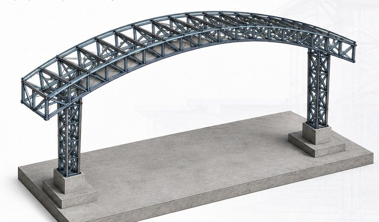 Estructuras metálicas — vigas de acero en construcción